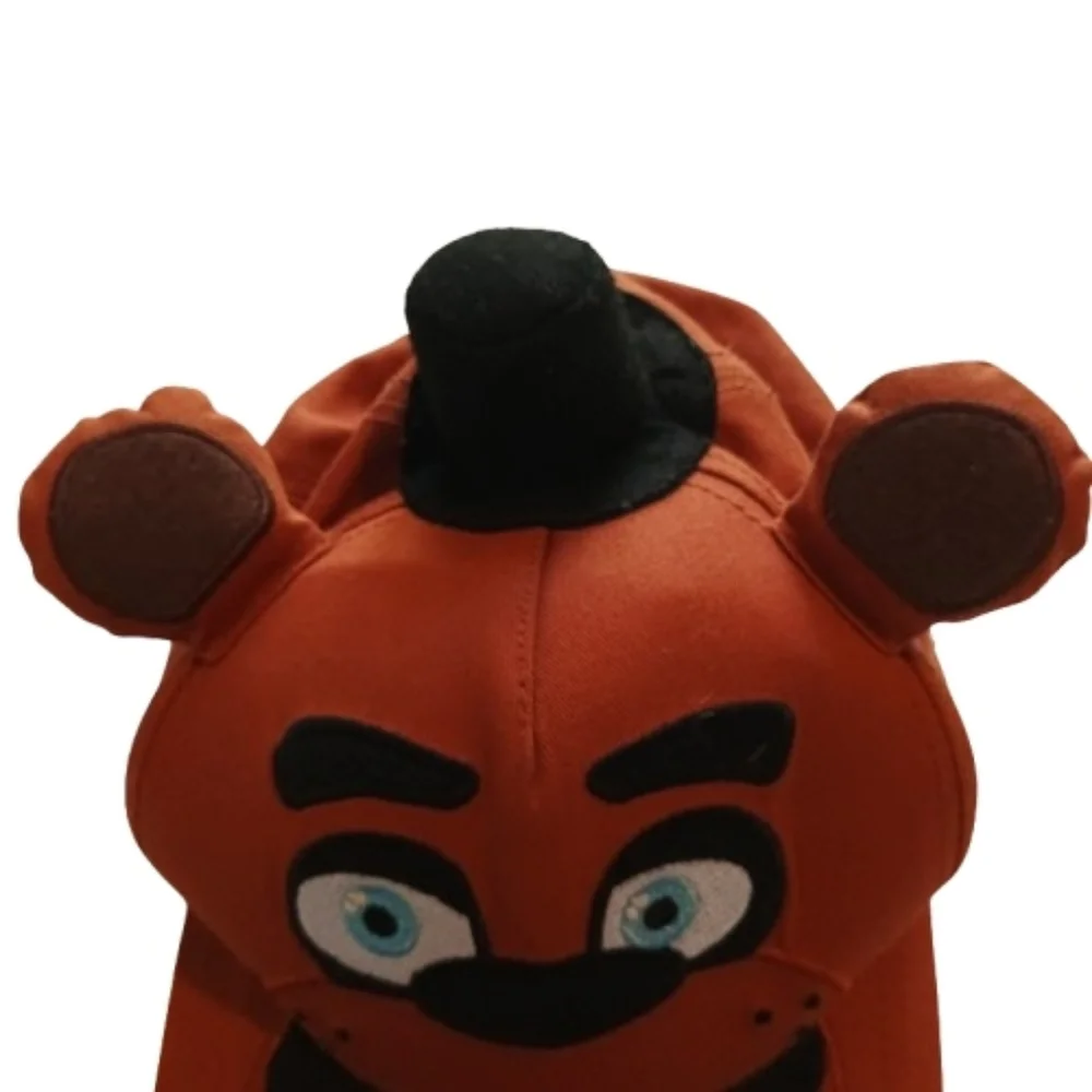 Five Nights at Freddy's Freddy Fazbear Big Face Brown Snapback‎ Hat - Picture 5 of 13
